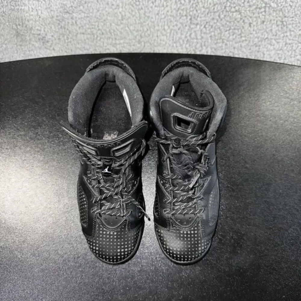 Nike Air Jordan Retro 6 Sneakers 6y Basketball Athletic Shoes Black Cat‎
